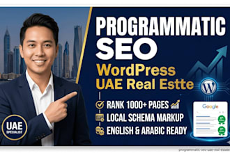 build a programmatic SEO wordpress site for uae real estate or services