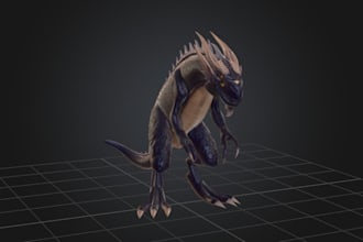 high quality 3d models for creatures, props, or vehicles