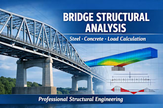 do bridge structural analysis steel or concrete bridge load calculation