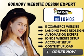 design professional ionos website redesign ionos website godaddy website design