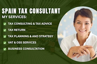 handle spain tax filing, vat registration, vat returns and tax compliance