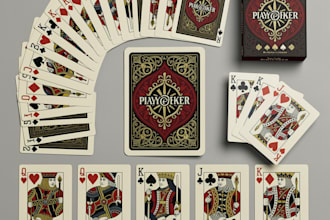 design unique and creative deck cards