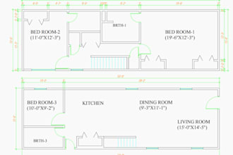 draw as built drawings for construction project