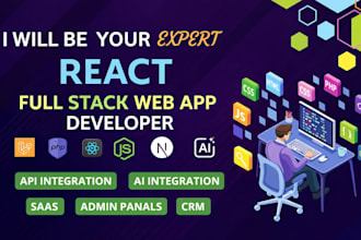 be your expert full stack next js react js developer for ai website development