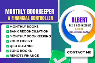 do monthly quickbooks bookkeeping and bank reconciliation for your business