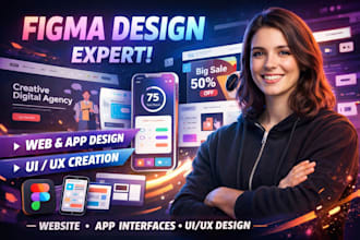 figma web and app design