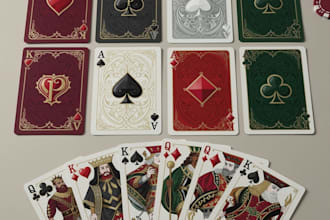 create bespoke playing cards and tarot deck