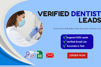 deliver accurate dental clinic leads and dentist contacts