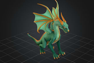 create highly detailed high poly 3d models for renders and projects