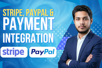 integrate stripe, paypal or payment gateway on your website