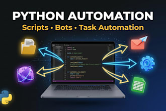 create a python automation script or bot to automate repetitive tasks