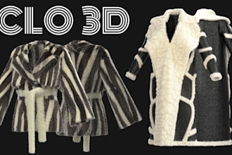 mesh realistic 3d garments clothing is clo 3d marvelous designer second life