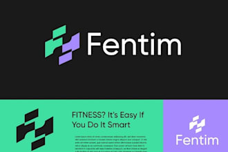 do gym fitness yoga wellness logo with full brand identity