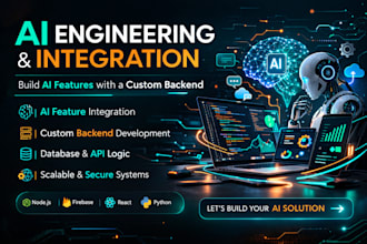 build ai engineering solutions with custom backend