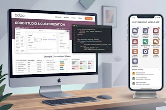 deploy, customize, and develop new modules and web in odoo