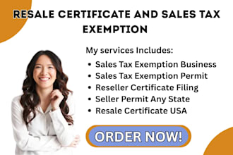 get your resale certificate seller permit and sales tax exemption in any state