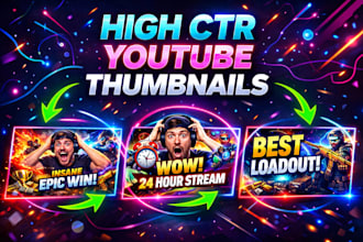 design viral mrbeast style youtube thumbnails with high CTR