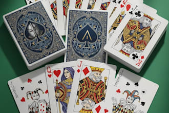 design custom playing cards or tarot decks