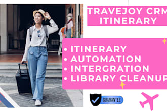 setup travel traveljoy crm travel itineraries traveljoy automation in 24hr