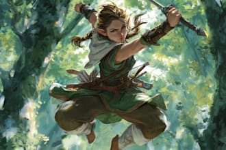 dnd character art and dnd character art