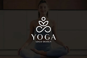fashion spa yoga wellness beauty and health logo