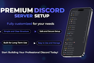create a professional discord server setup