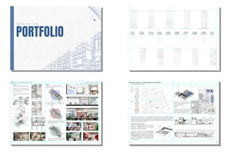 design a architecture or interior design portfolio