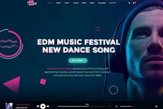 design squarespace festival website event promotion website entertainment site