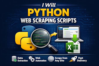 create python web scraping scripts