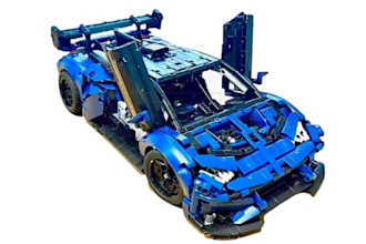 build 3d lego car model, lego houses, lego technic with pdf manual instructions