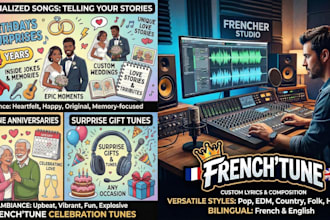 craft a high quality personalized track for your event