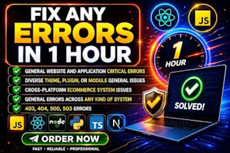 fix website bugs errors and issues