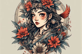 make anime tattoo design