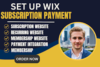 set up wix recurring subscription payments membership automation website