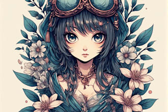 illustration in traditional tattoo