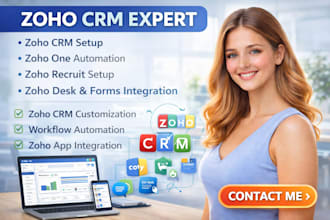 zoho CRM, zoho one, zoho recruit, zoho salesiq, zoho forms, zoho desk