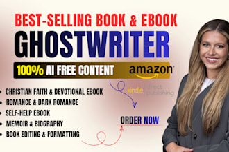 nonfiction ghostwriter ghost book writer romance ebook writer kdp ghostwriting