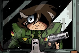 draw pixel art illustration and animation