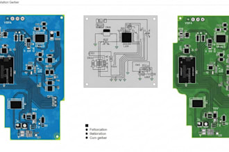 do pcb design, pcb circuit, schematic, pcb layout, fabrication gerber and bom