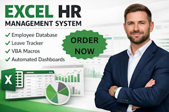 create excel template, employee leave and HR management vba spreadsheet