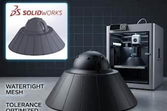 design professional 3d printing models and stl files