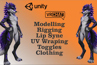 model 3d vr chat avatar, 3d modeling for streaming and gaming