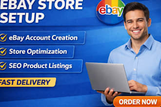 do ebay account creation open ebay seller account high limit ebay store setup
