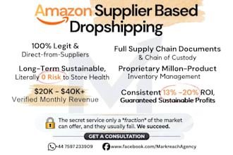 build and manage your amazon drop shipping store with verified suppliers