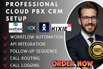 setup cloud pbx crm nextiva bitrix24 ringex liveagent grasshopper kixie 3cx crm