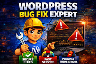 fix wordpress bugs, errors, and issues professionally