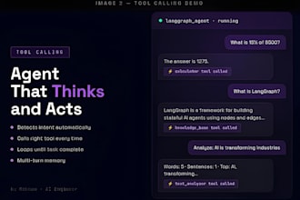 build langgraph ai agent with tool calling and memory for your business