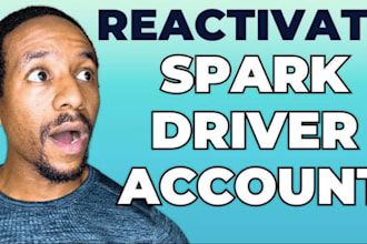 reactivate your deactivated uber, uber eat, spark, amazon flex account