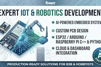 develop ai integrated iot projects esp32 and robotics