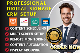 setup and optimize your digital signage CRM platforms for ads screen and display